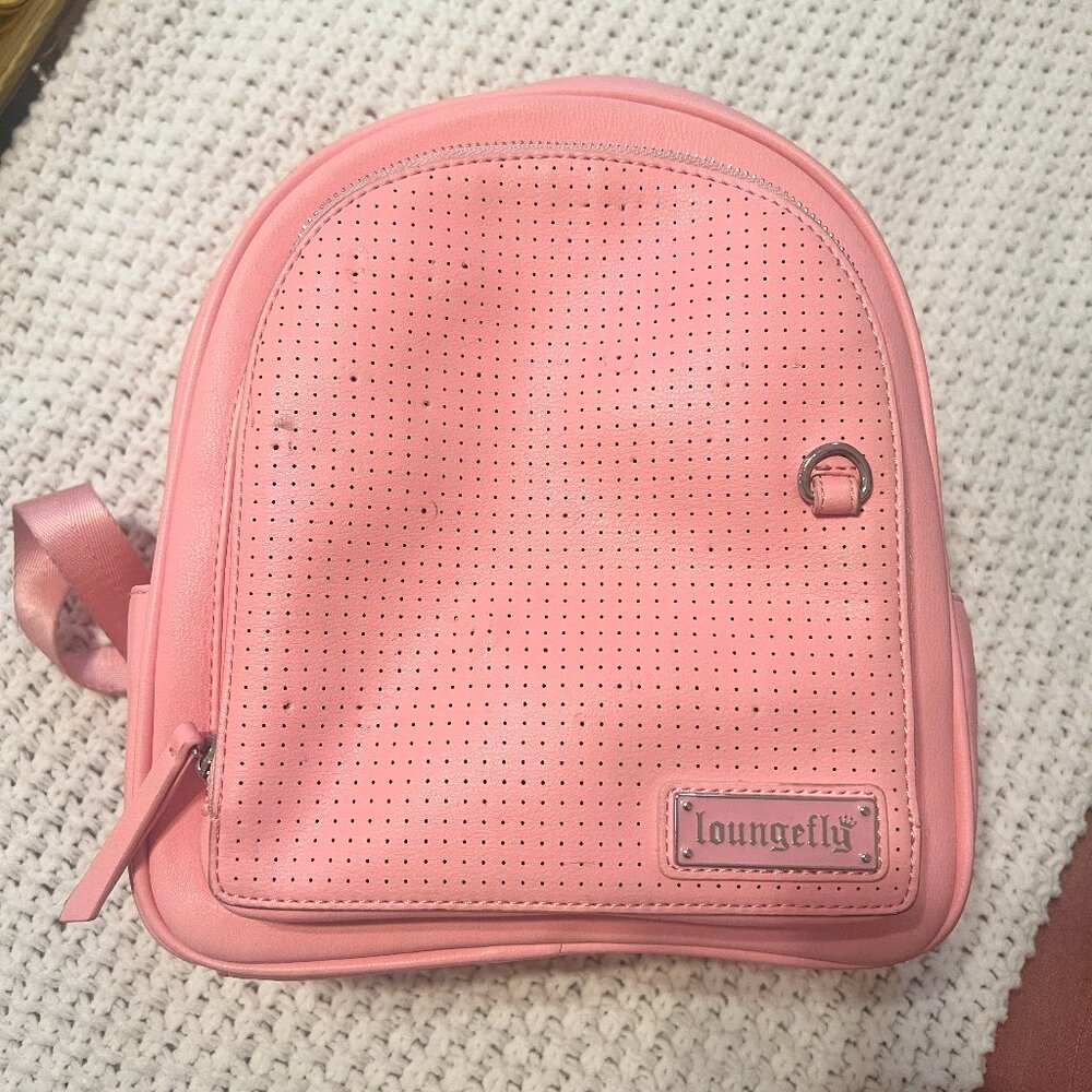 Pink Loungefly Pin Backpack